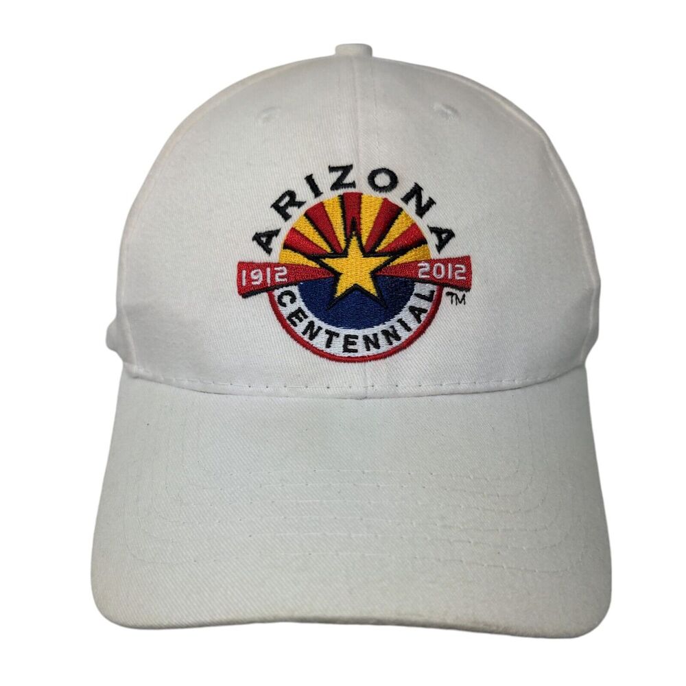 Arizona Centennial 1912-2012 Slideback Hat Cream One Size Embroidered AMC